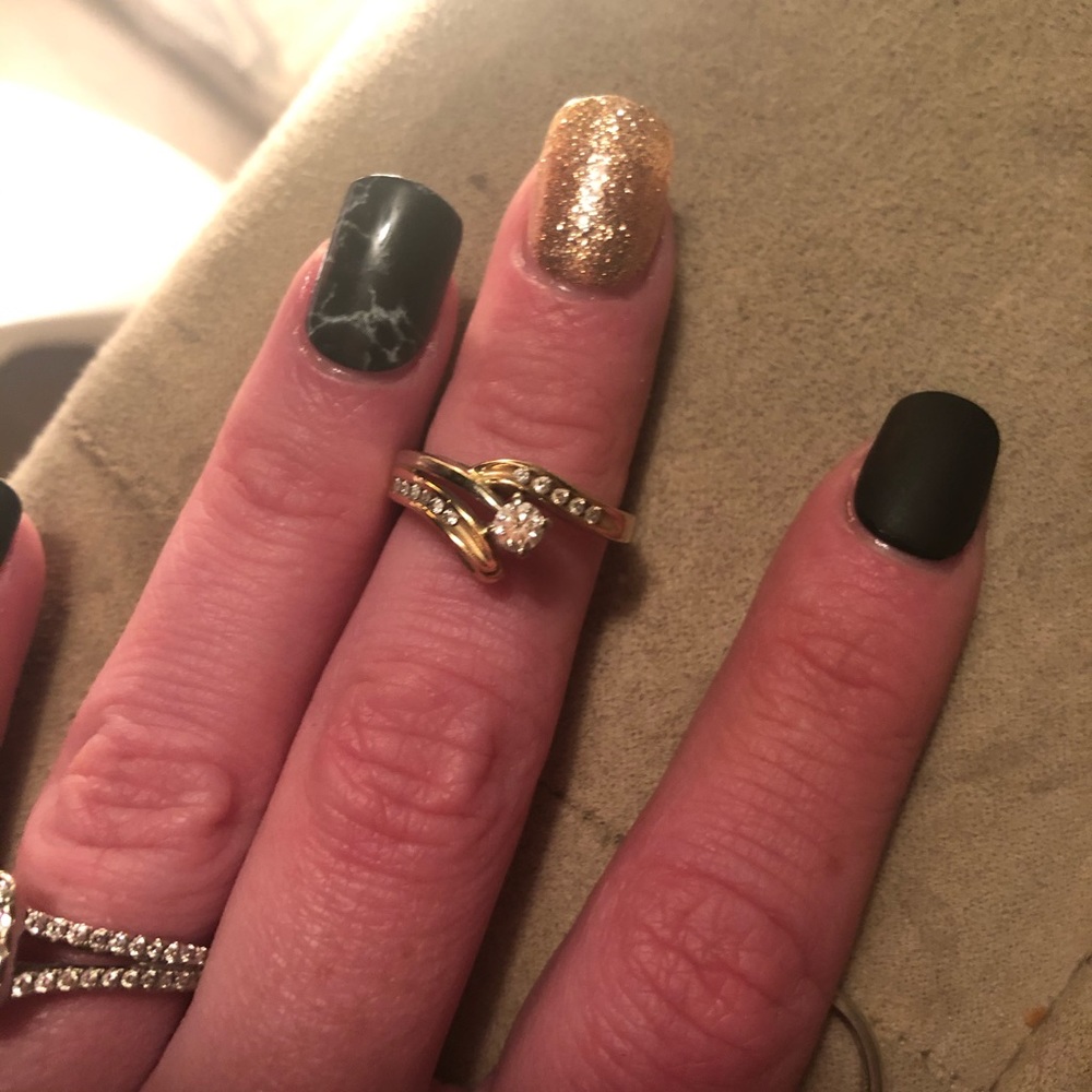Canadian ice diamond engagement ring